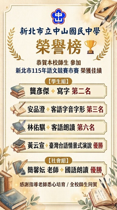 得獎海報